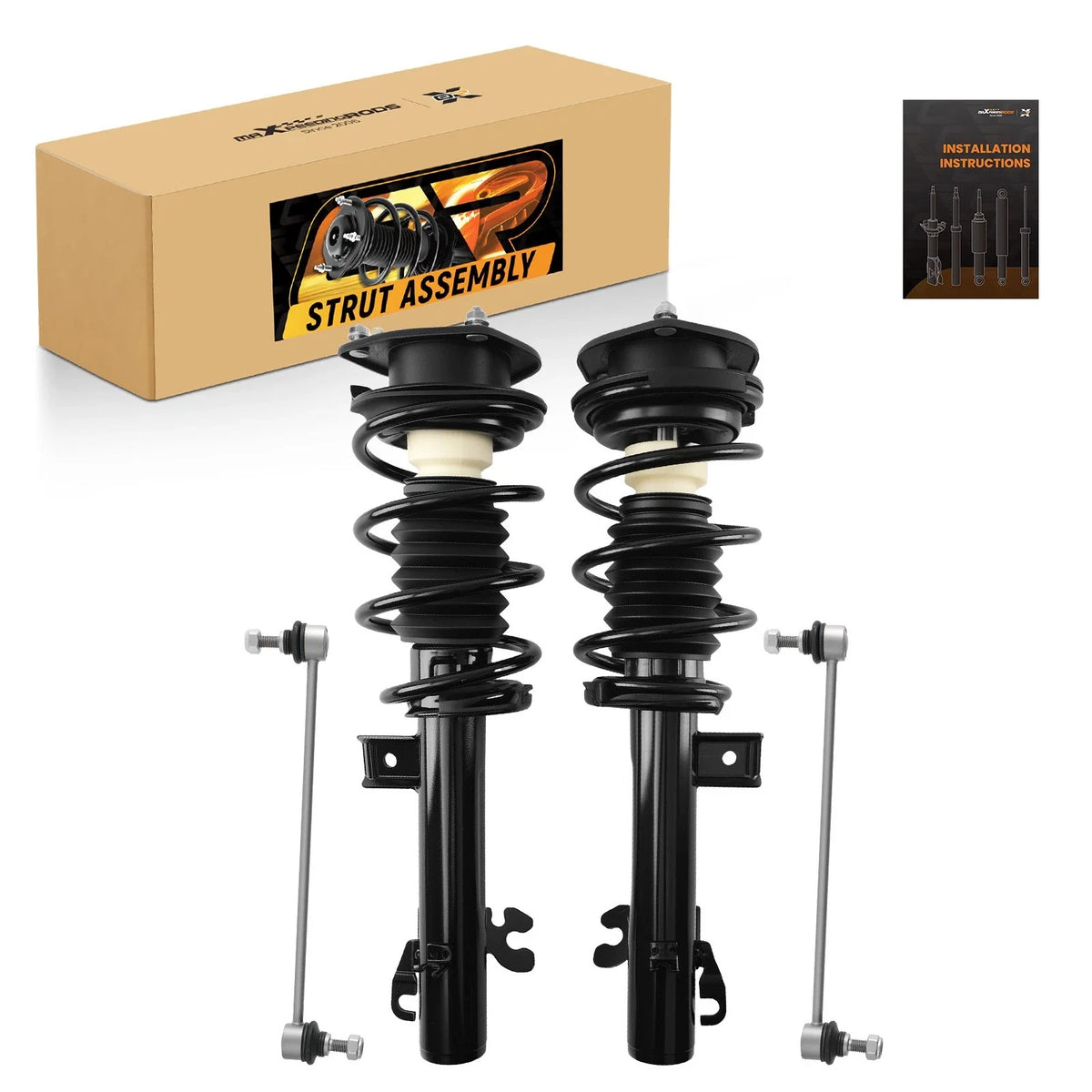 Front Strut and Coil Spring Assembly Sway Bar Kit for 2014–2015 Mini Cooper