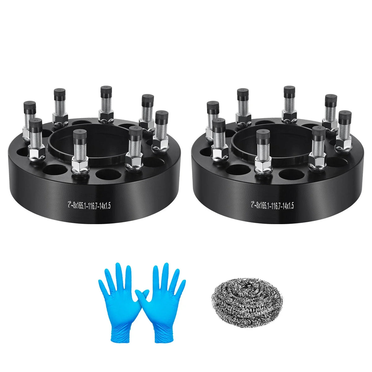 2PCS Hub Centric Wheel Spacers for Chevy Hummer 8x6.5 (14x1.5) (2000–2006)