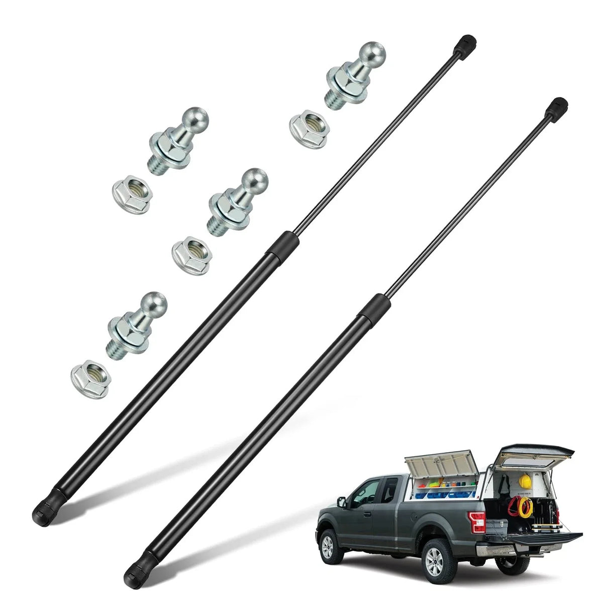Gas Strut for Pickup Toolbox Lid Door (28", 50lbs)