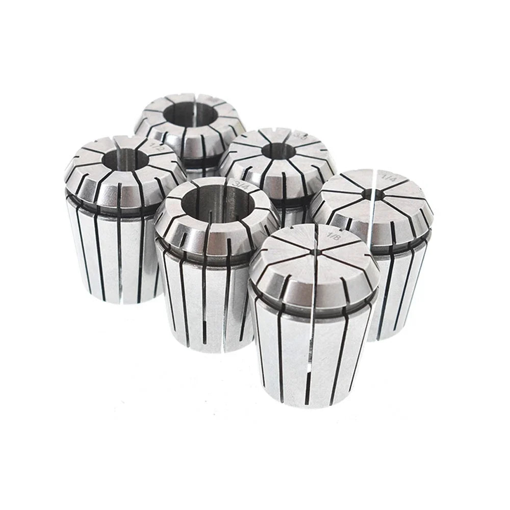 6-Piece ER32 Spring Collets for CNC Milling Lathe (1/2''-5/8'')