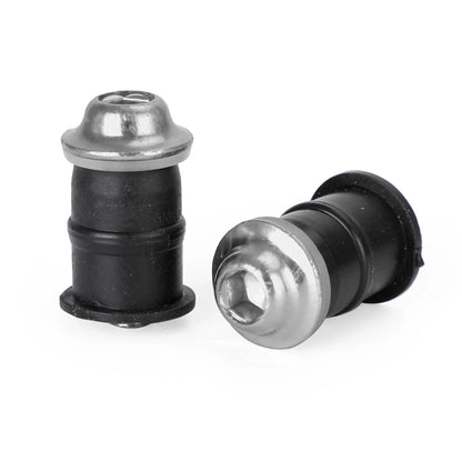Set of 10 Aluminum M5x16mm Screen Bolts & Rubber Well Nuts for Yamaha