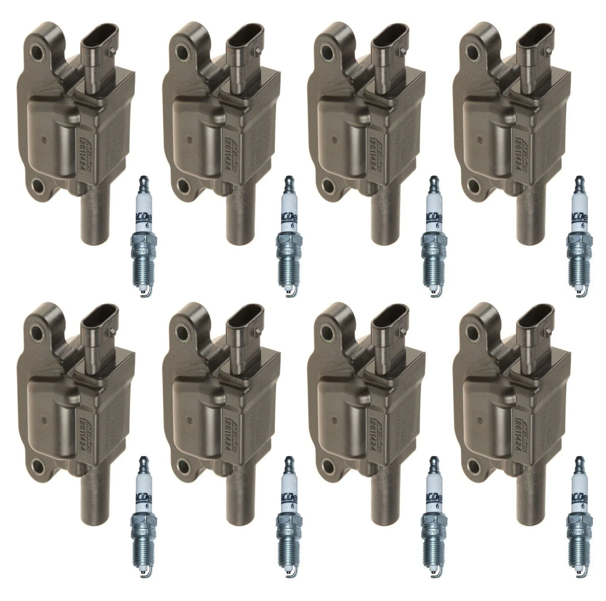 Set of 8 Ignition Coils & 8 Spark Plugs for Chevrolet Impala (2006–2013)