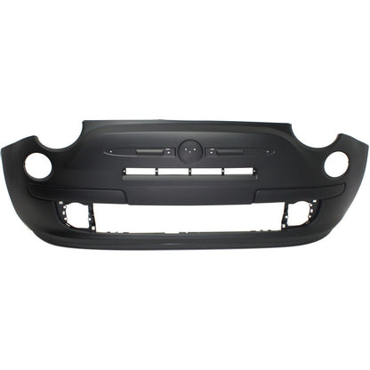 Bumper Cover for Fiat 500 Hatchback (2012–2017) - Code MCU, Front, Plastic, Primed