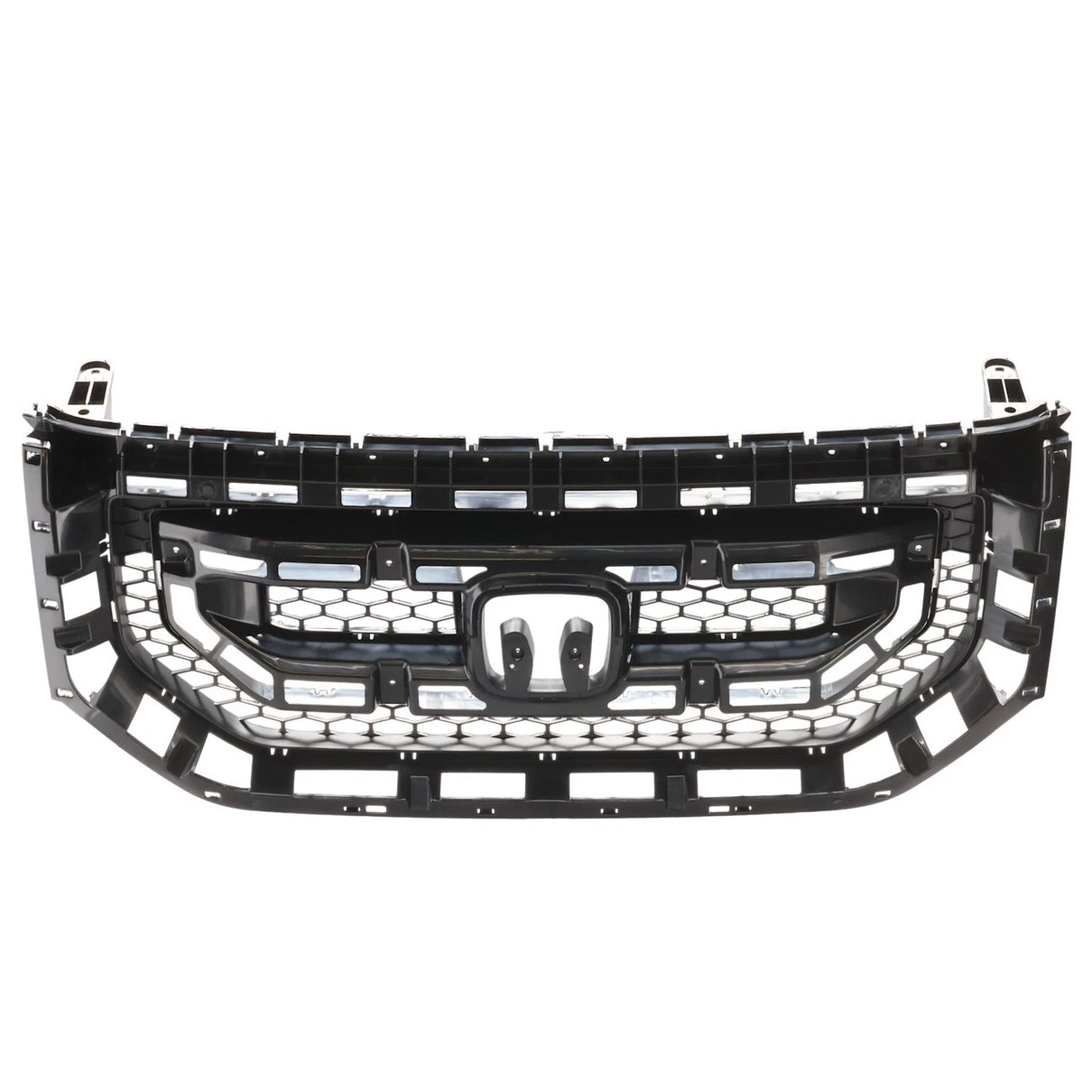 Grille for Honda Pilot (2009–2011) Gray Plastic