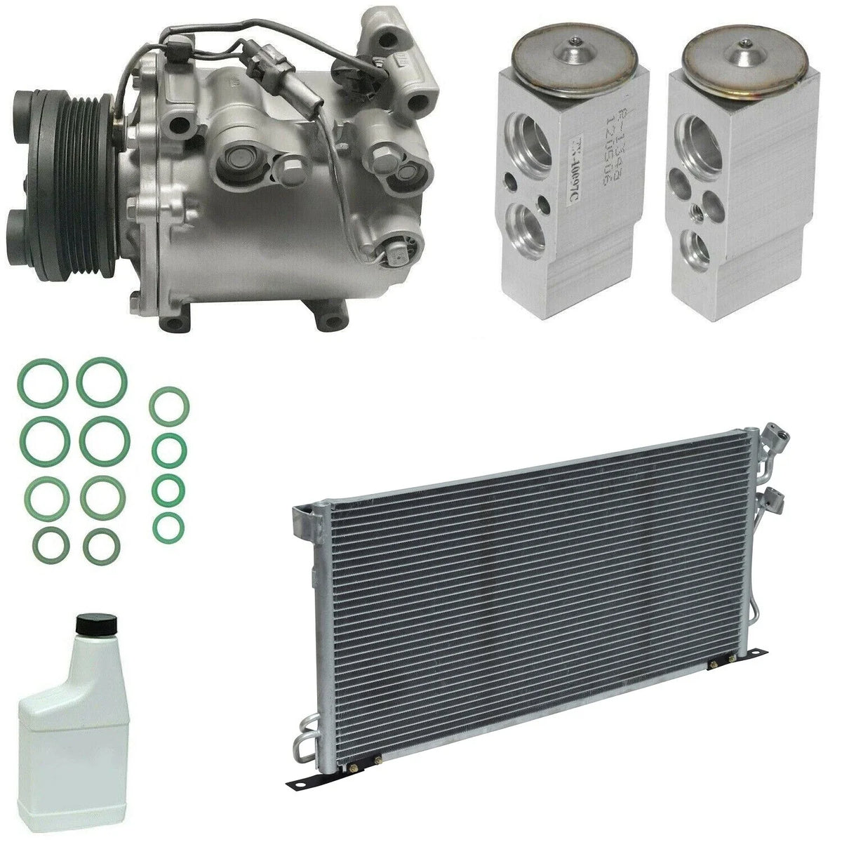 AC Compressor Kit Replacement With Condenser for Toyota Prius (2010–2015)