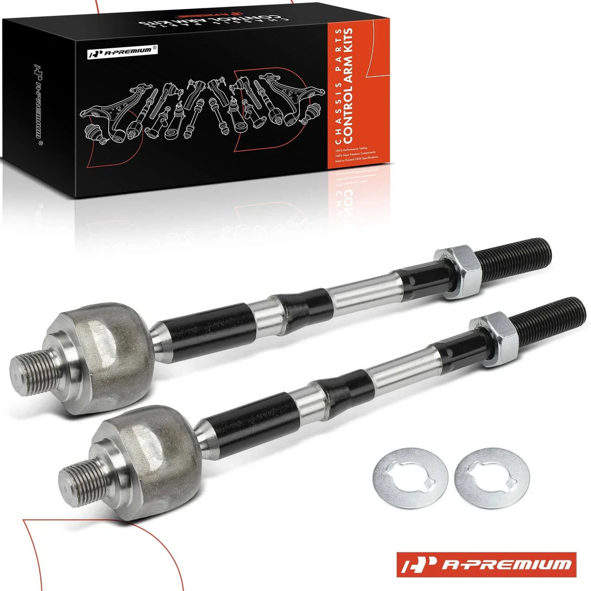 2X Front Inner Tie Rod End for Nissan Rogue (2014–2020) Rogue Sport