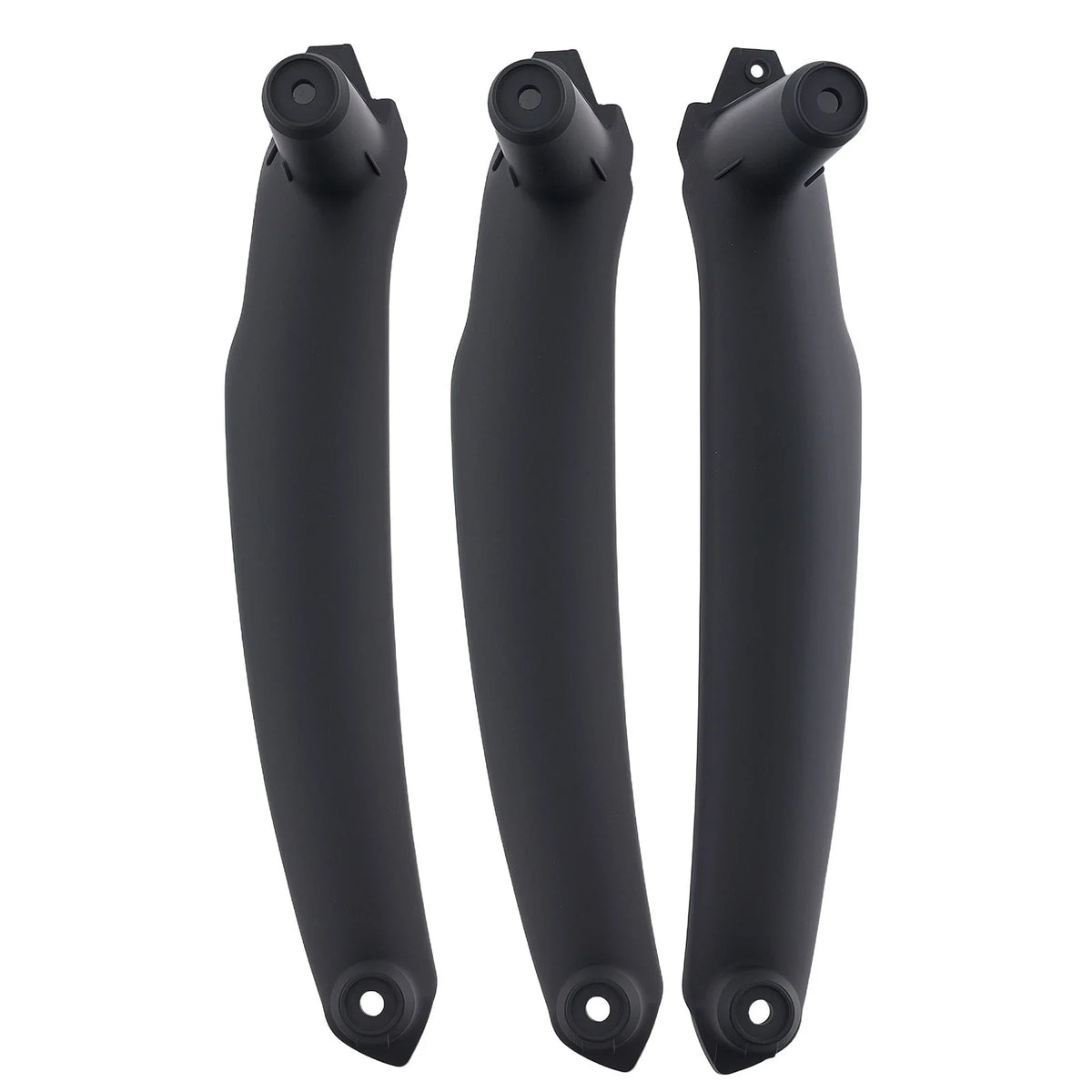 3-Piece Set of Black Door Pull Covers for BMW X5 E70/X6 E71 2008-2014