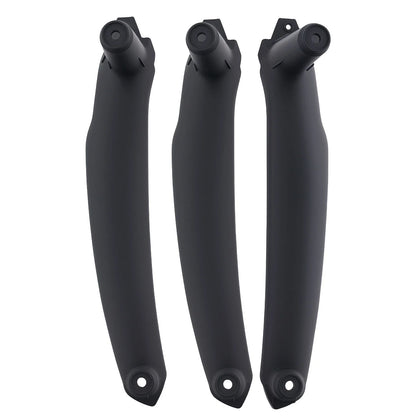 3-Piece Set of Black Door Pull Covers for BMW X5 E70/X6 E71 2008-2014