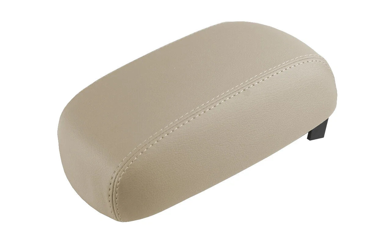 Leather Console Lid Pull Over Cover for Kia Optima (2004–2008) Beige