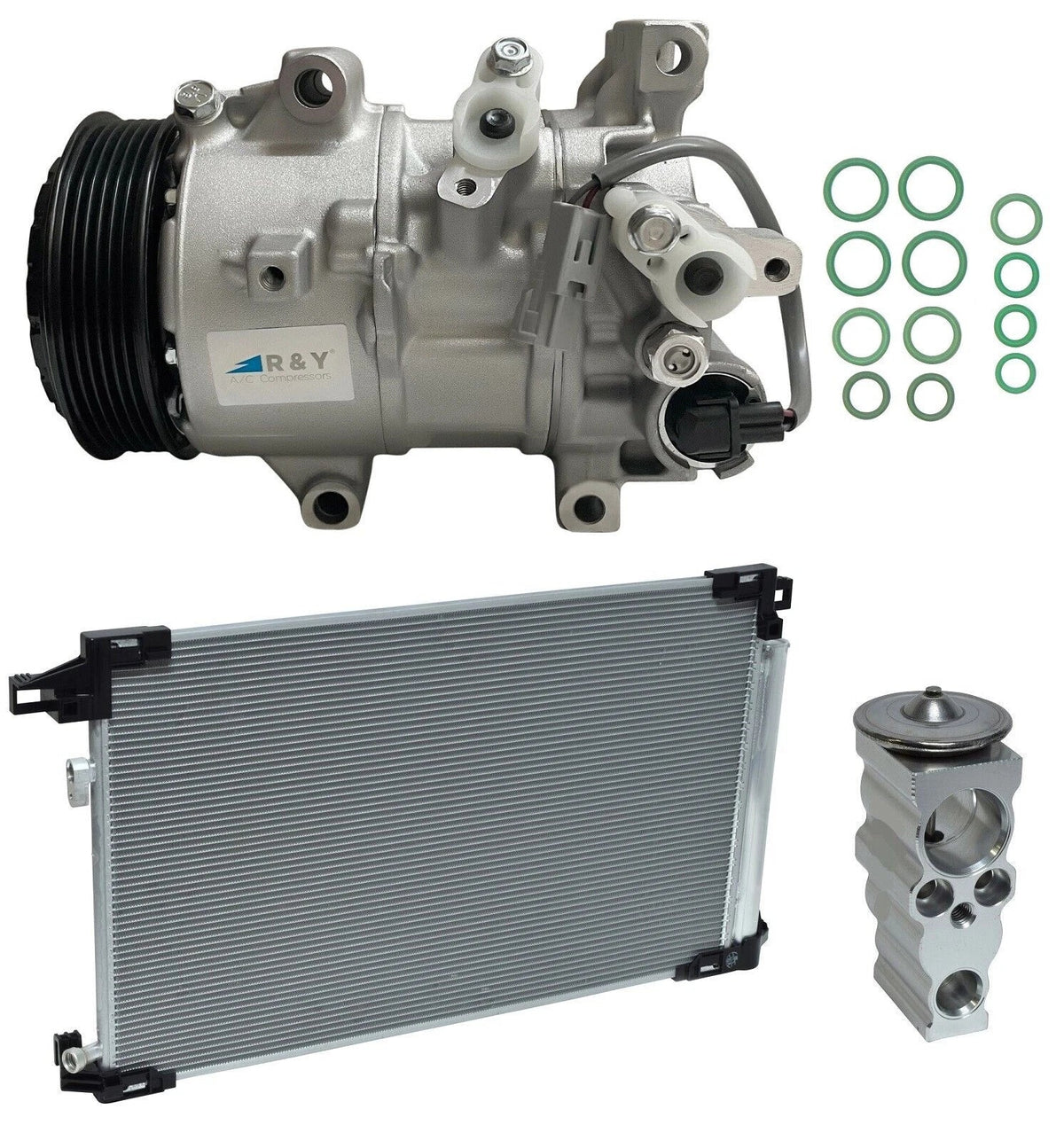 AC Compressor Kit With Condenser for Toyota C-HR 2.0L (2020–2023)