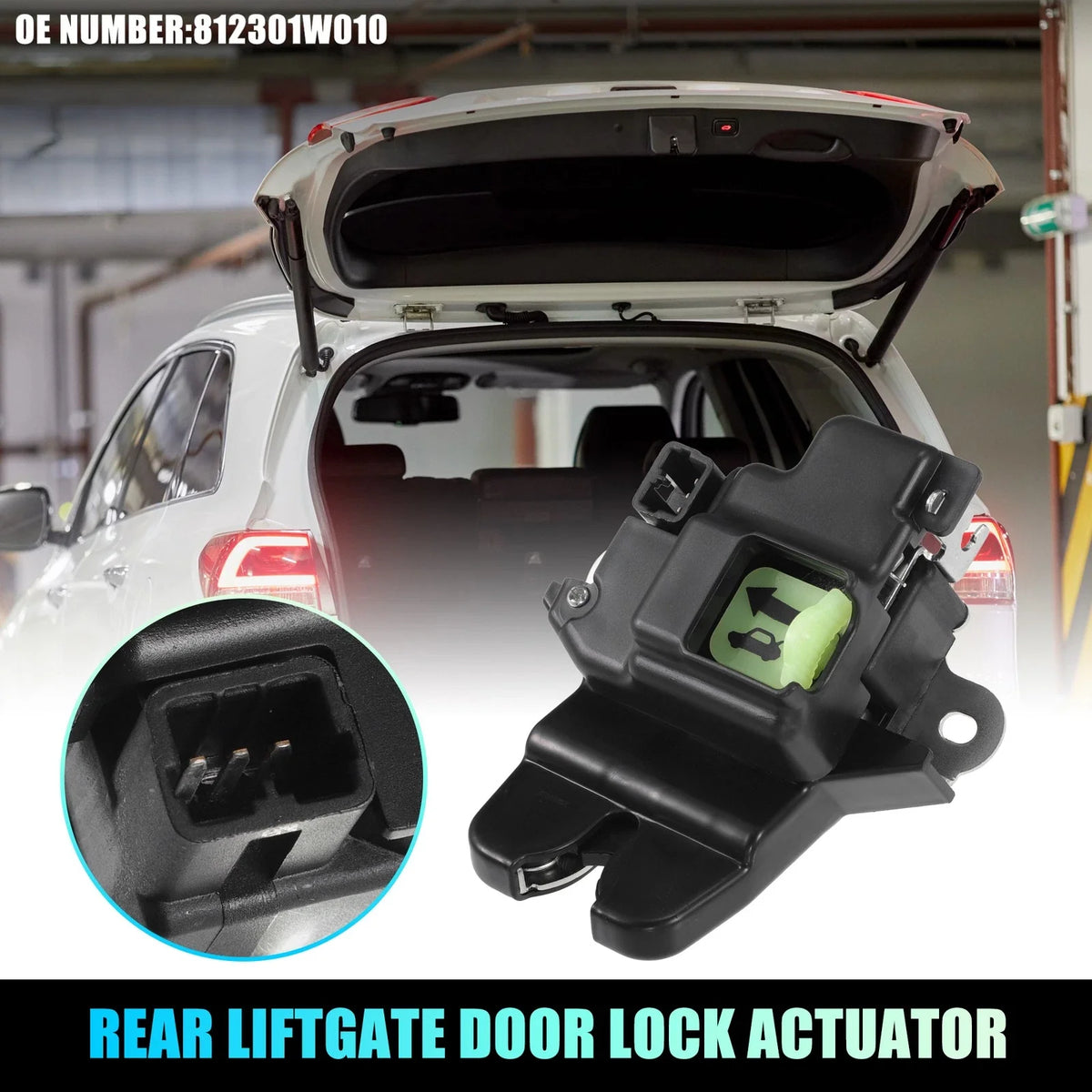 Rear Liftgate Door Lock Actuator Motor for Kia Rio (2012–2017) No. 812301W010