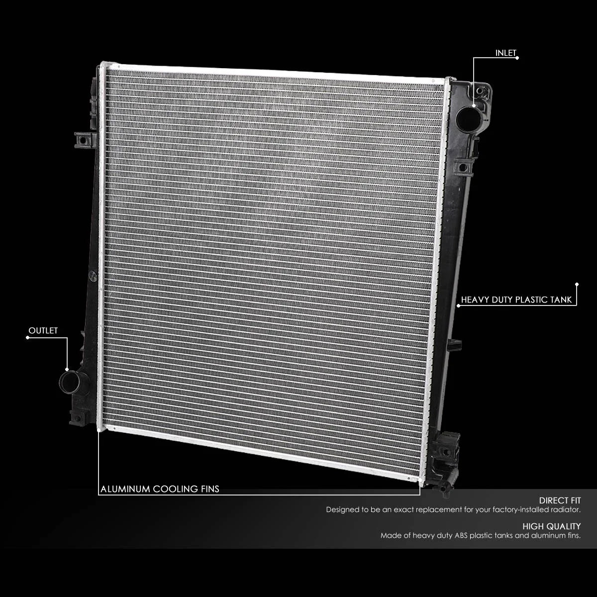 Aluminum Core Cooling Radiator for Explorer/Mountaineer (2002–2005) DPI 2342