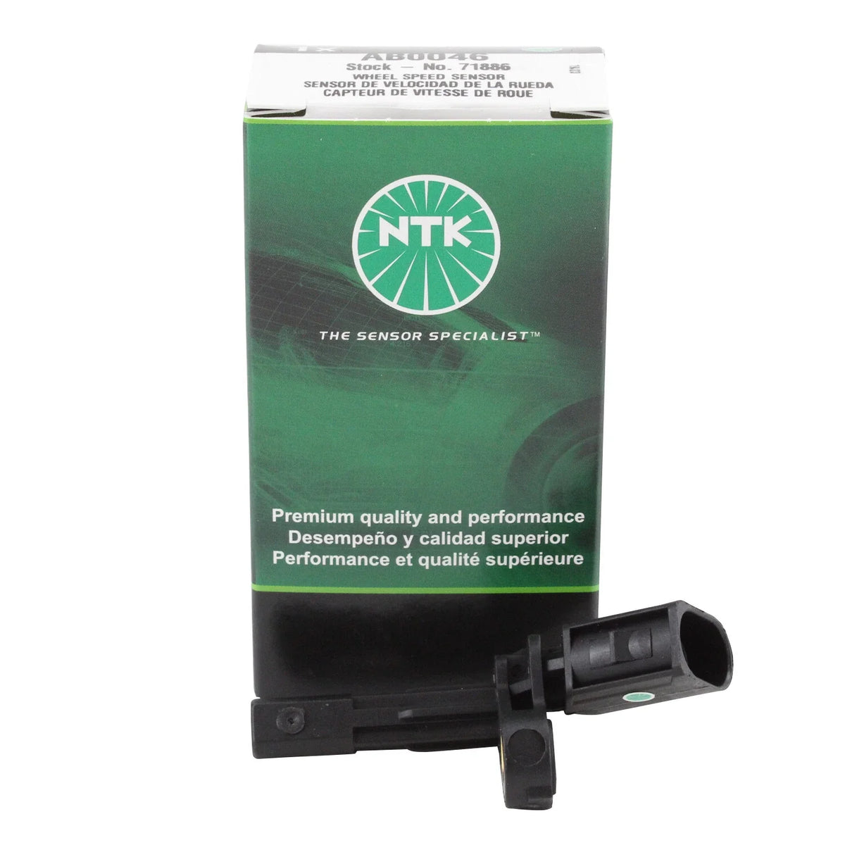 NTK Rear Left Wheel Speed Sensor for Toyota Hilux N70 - ABS