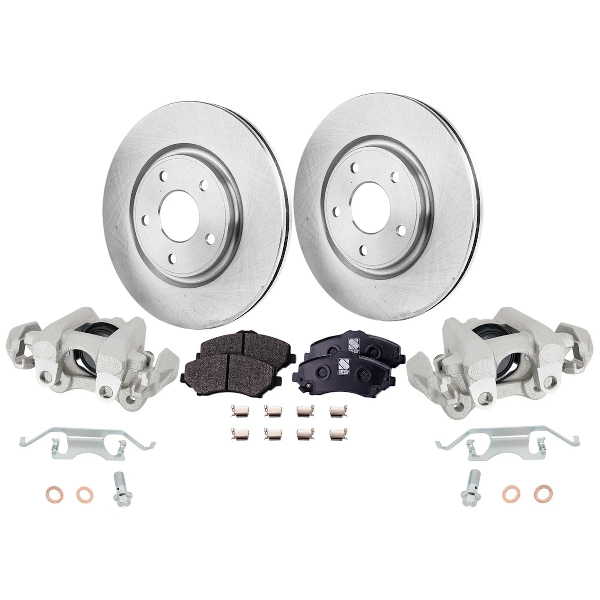 2X Brake Kit with Calipers Front for Dodge Journey (2012)