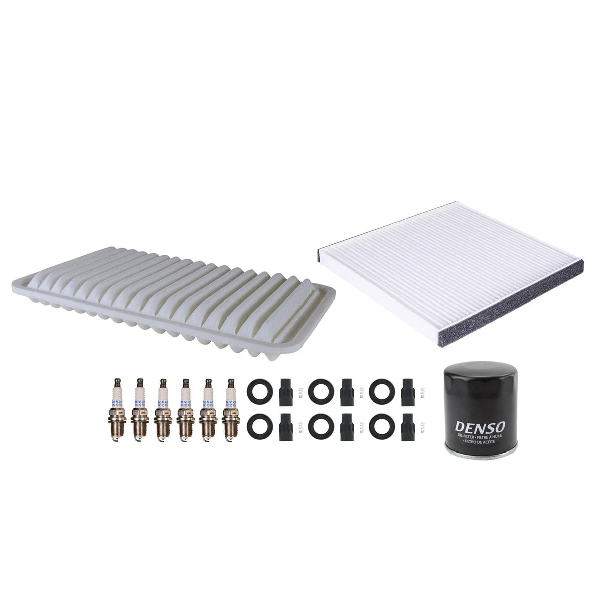 Tune Up Kit 6 Spark Plugs & Boots for Camry ES330 Sienna Solara (2002–2006)