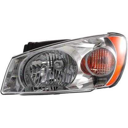 Headlight Set 2Pc for Kia Spectra Sedan (2004–2006) - Left & Right, With Bulb