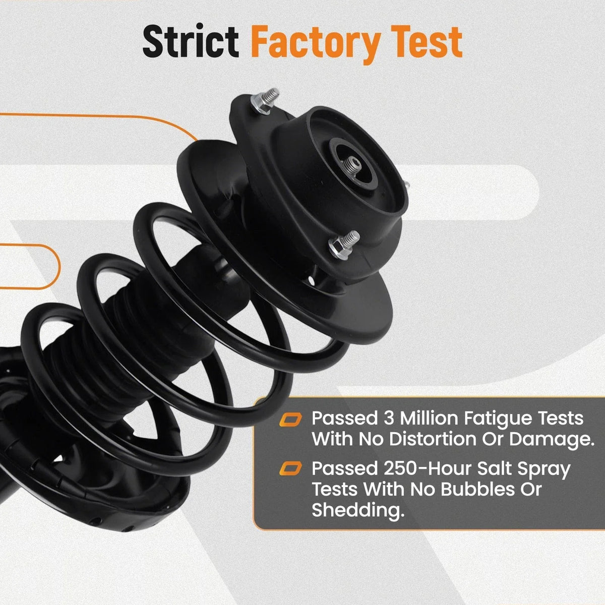 Pair of Front Struts with Coil Springs for Subaru Legacy (2010-2012)