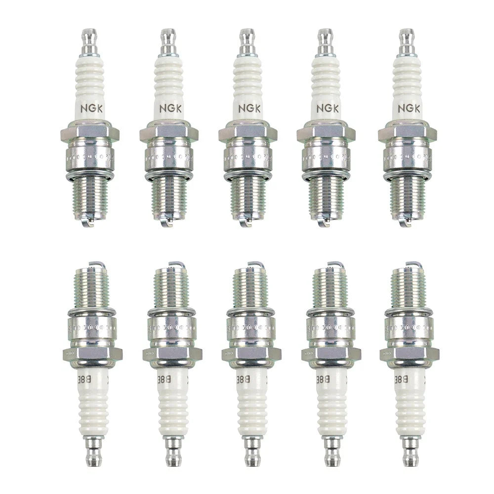 12X NGK B8ES Spark Plugs #2411 for Kawasaki Honda Yamaha Suzuki