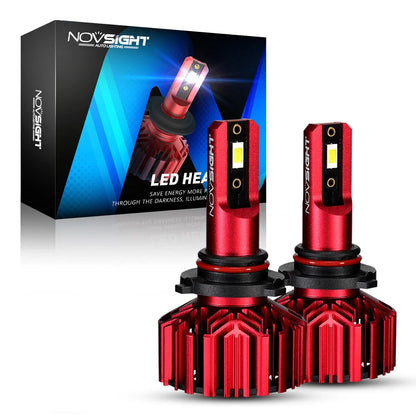 NIGHTEYE NOVSIGHT 9005 H11 Combo LED Headlight Bulbs Conversion Kit for Hi/Low Beam