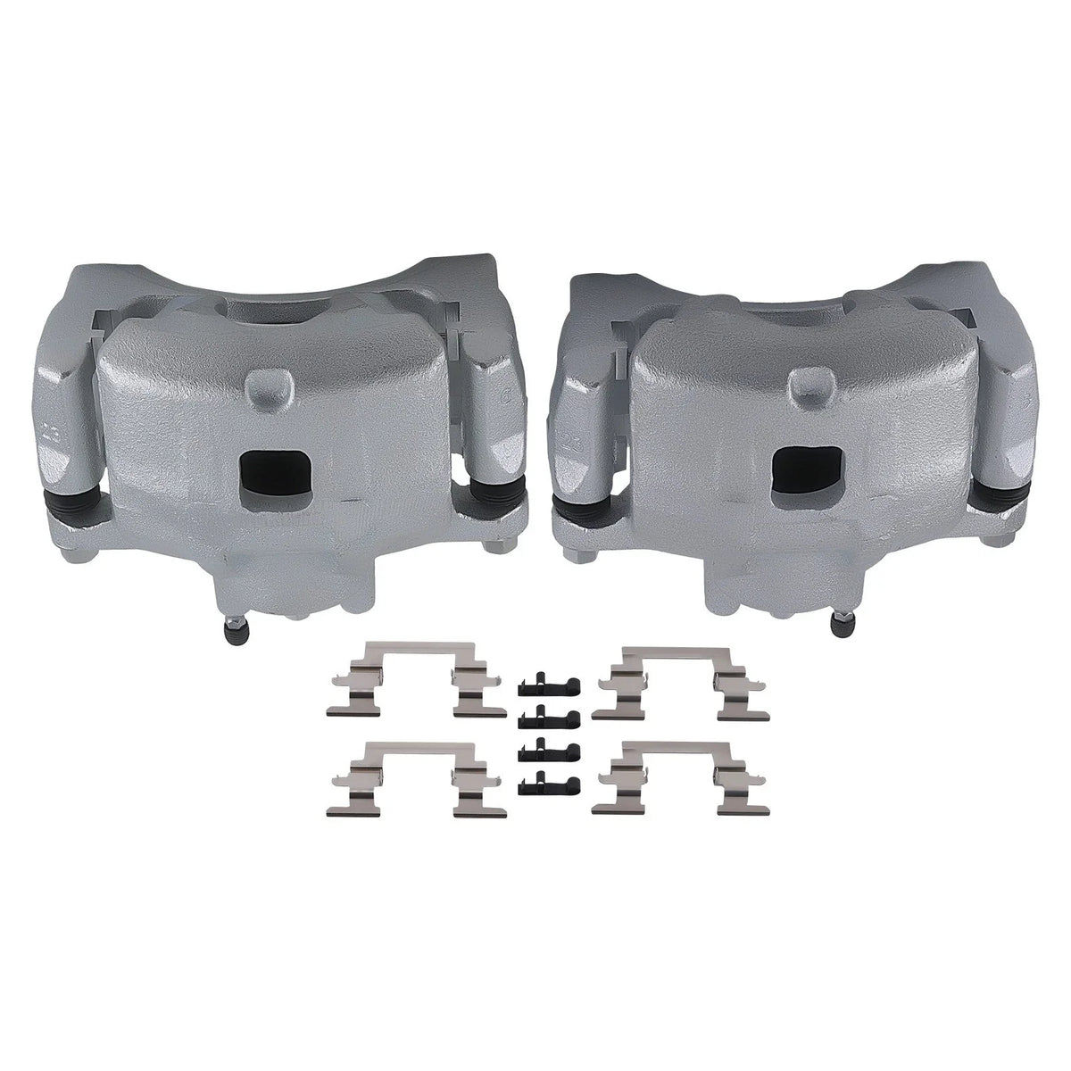 Pair Front Brake Calipers w/Bracket for Chrysler 200, Sebring, Dodge Avenger (2007–2014)