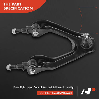 Front Right Control Arm with Ball Joint for Honda Accord (1990-1993)