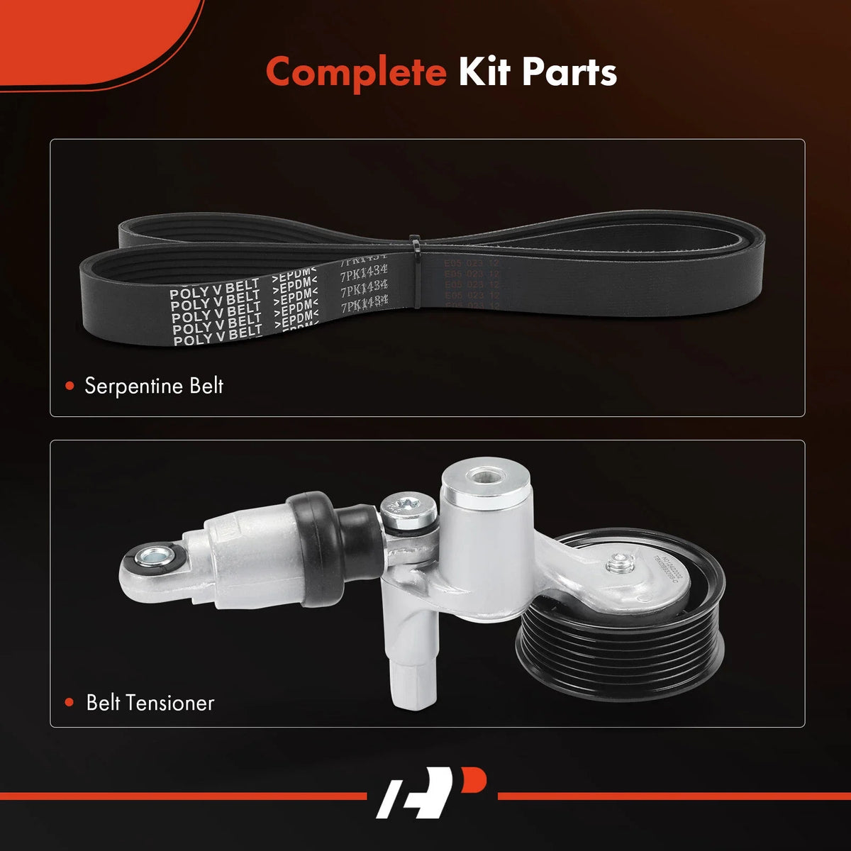 2X Serpentine Belt Kit for Honda CR-V 2015-2016