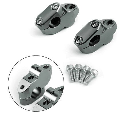 Handlebar Risers 1" Rise 7/8" for Quad Motorcycle ATV