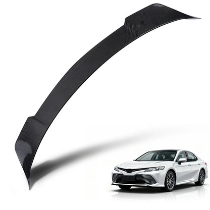 Trunk Lip Spoiler Wing in Carbon Look ABS Plastic for Toyota Camry 2018-2024