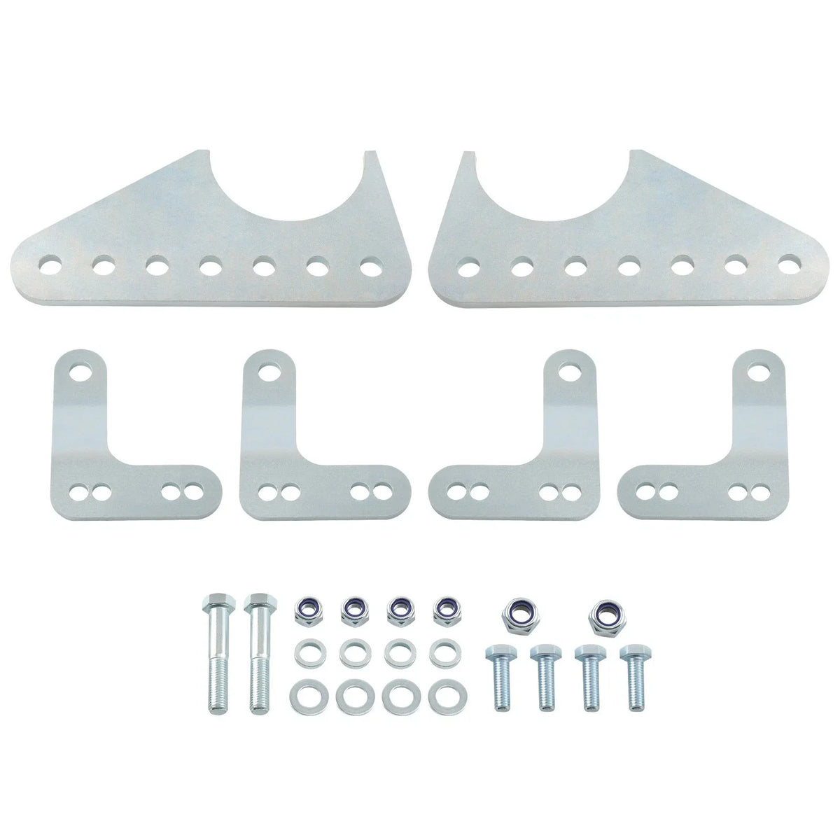 3" Axle Tubes Adjustable Coilover Shock Mount Brackets Kit