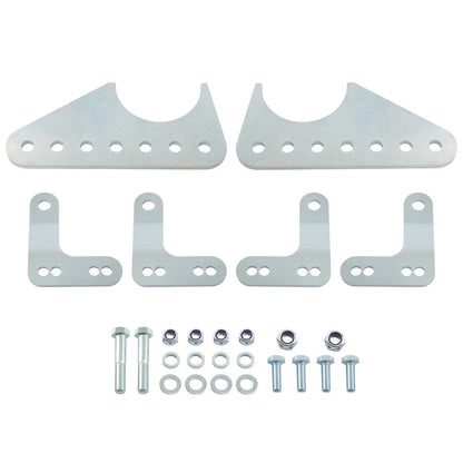3" Axle Tubes Adjustable Coilover Shock Mount Brackets Kit