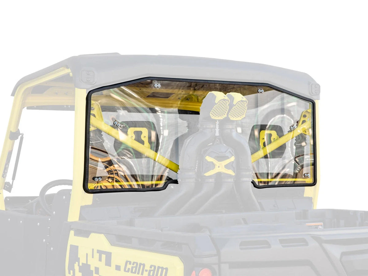 Heavy Duty Lightly Tinted Rear Windshield for Can-Am Defender (2016–2023)