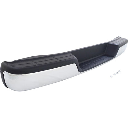 Step Bumper for Chevrolet Express 3500 (1996–2023) Rear with Pad/Brackets/End Caps