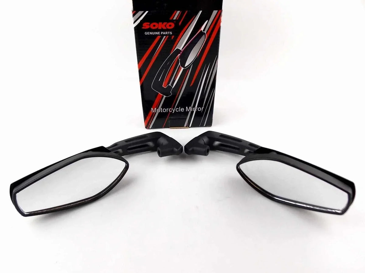 Black Rear View Mirrors for Honda SL350 (1969-1971)