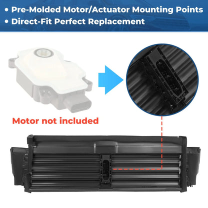 Active Grille Shutter for 2019–2024 Jetta Volkswagen #17A122321B
