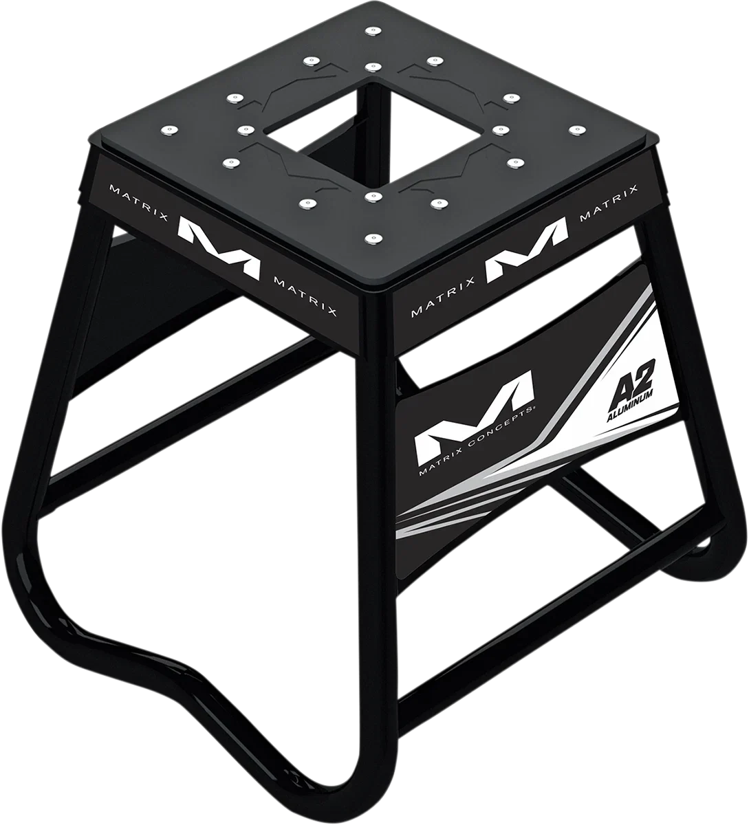 A2 Stand for Matrix Concepts LLC (Aluminum, Black/White)