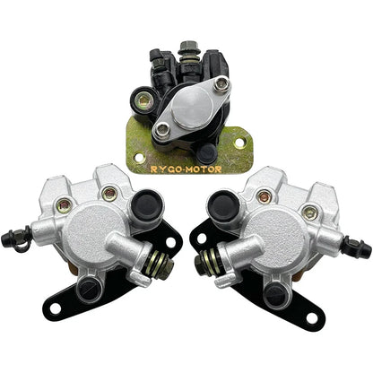Brake Caliper Set w/ Pads for Honda TRX250X (1987-1992) Front & Rear
