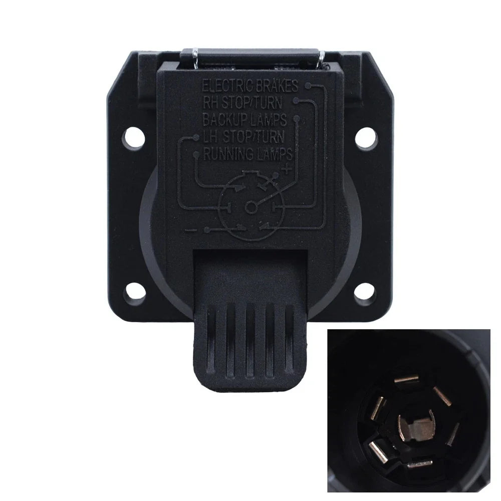 7-Way Trailer Tow Connector for Dodge RAM Jeep Chrysler (1998–2017) 56038366AB
