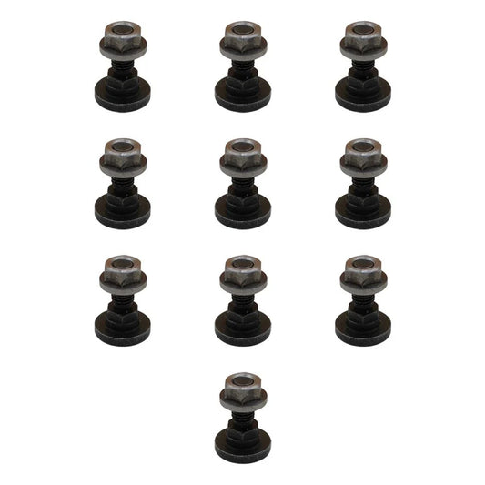 Disc Mower Blade Bolt Kit 56115800 for Kuhn Disc Mowers (10 Bolts & 10 Nuts)