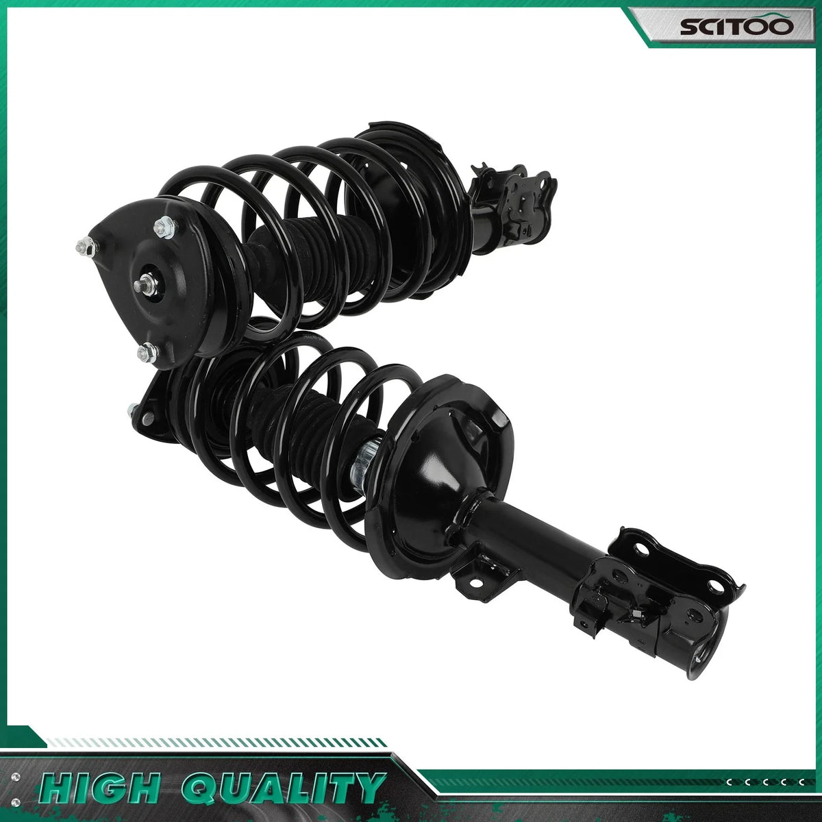 Front Struts and Shocks Assembly with Springs for Kia Rio (2006-2011)