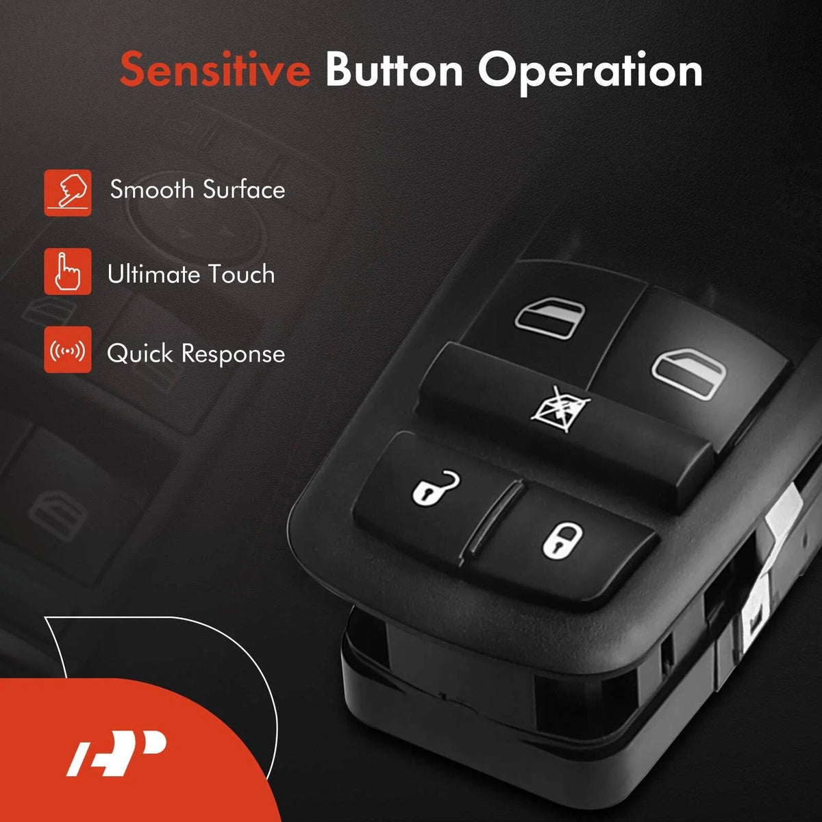 2018–2020 Jeep Cherokee Front Left Power Window Switch