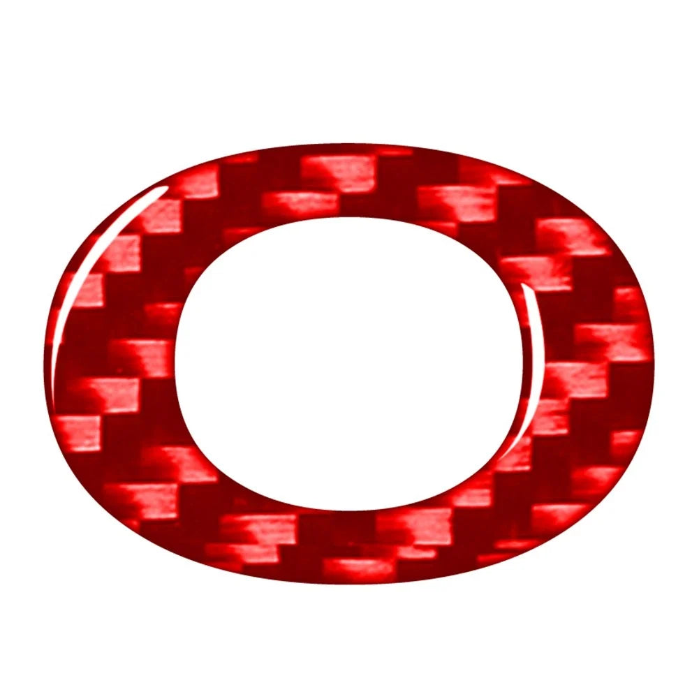Carbon Red Door Wall Badge Emblem Decals for