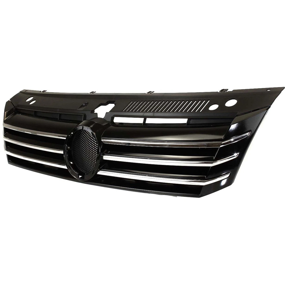 Grille for Volkswagen Passat (2012–2015) Painted Black Shell and Insert