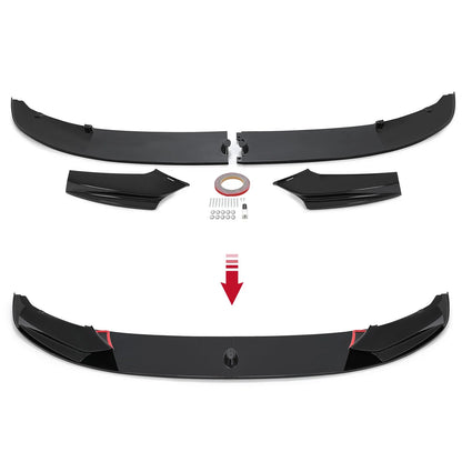 Front Lip Spoiler for BMW F10 520i 528i 550i Gloss (2011-2016)