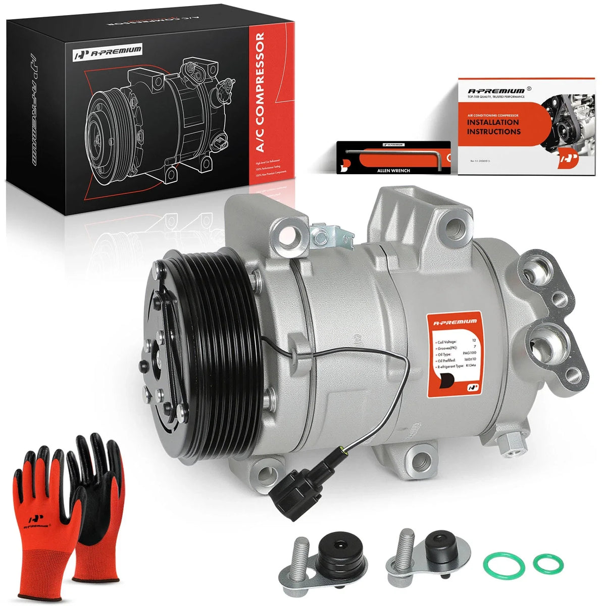 A/C Compressor with Clutch for Nissan Pathfinder (2008–2012)
