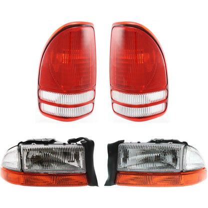 Headlight Set for Dodge Dakota (1997–2004)