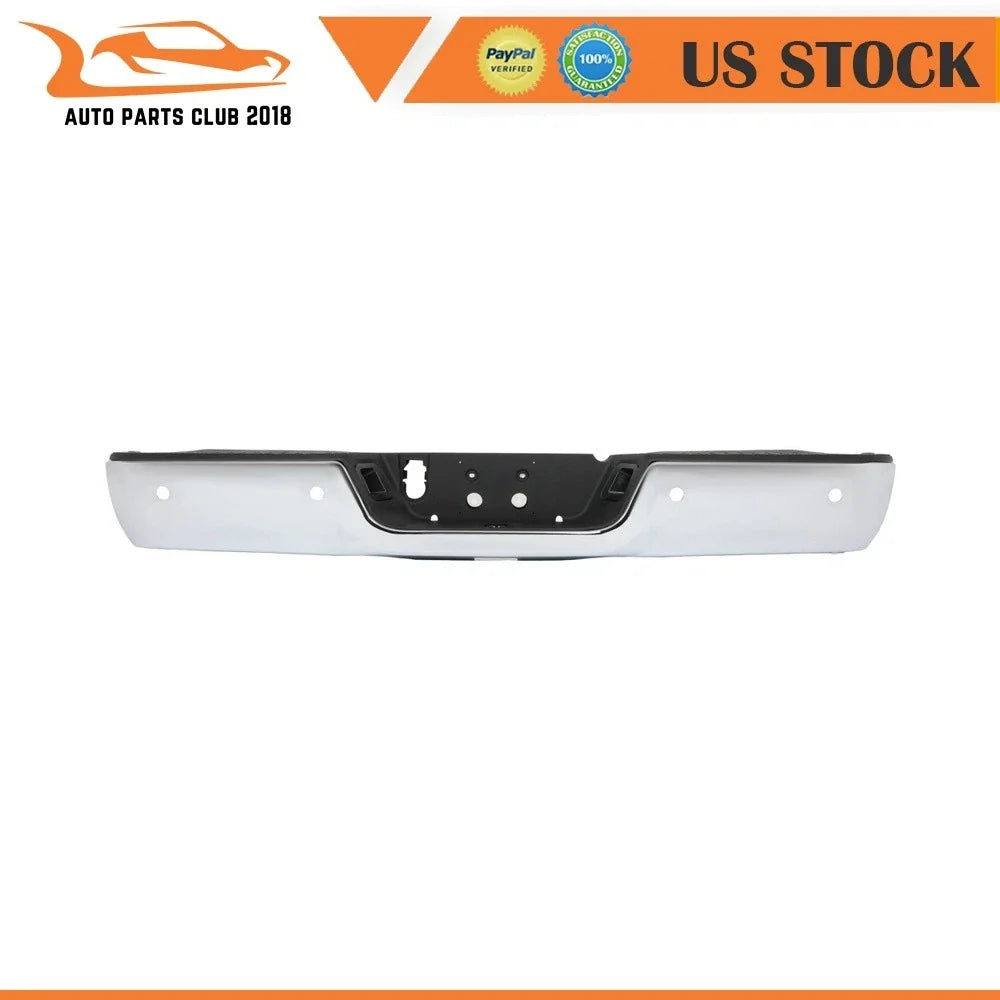 Rear Bumper for Dodge RAM 1500 (2009–2018) Chrome Steel