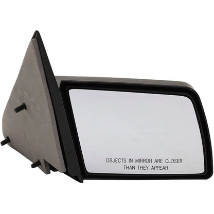 Set of 2 Manual Glass Mirrors for Chevy Suburban GMC
