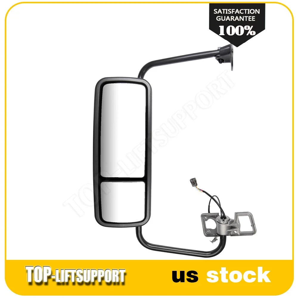 Driver Side View Complete Mirror Chrome for Freightliner Century/Columbia (2005–2018)