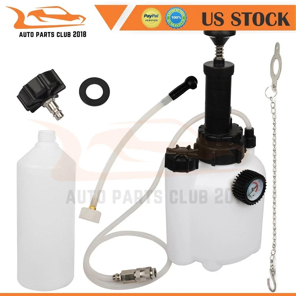Manual Brake Clutch Bleeding Tool Kit 3L with Adapter for Universal Fit