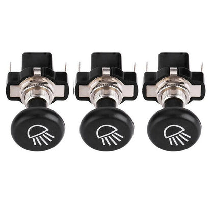Headlight Switch Set (3X) for EZGO Club Car Golf Cart 12V